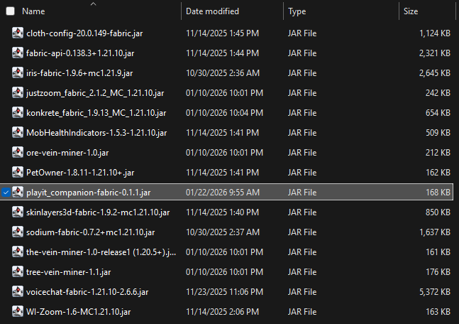 Installing Playit Companion